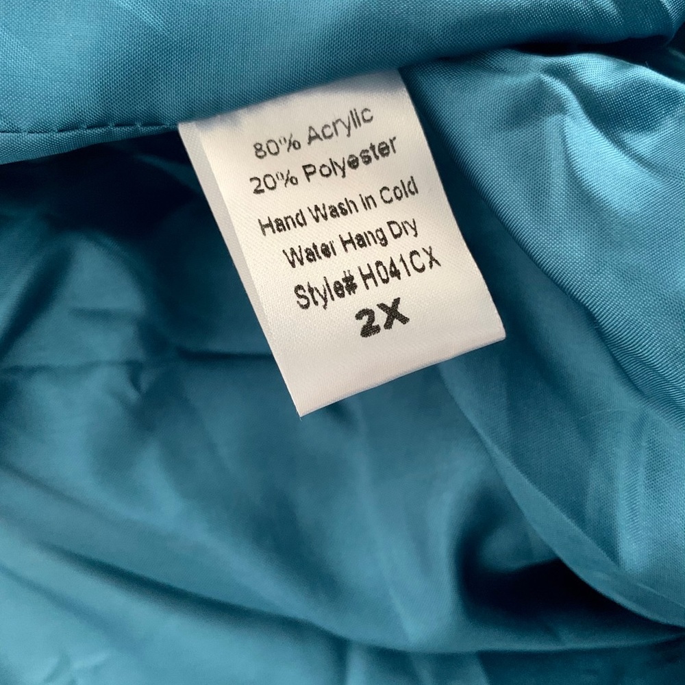 Chic Blue Teddy Jacket - Picture 7 of 7